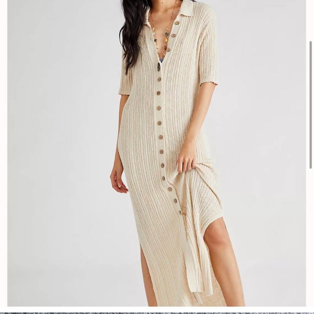 Free people midi sweater dress